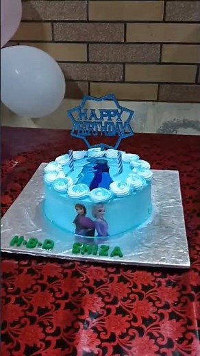 ❄️ Blooms Baking Magical Frozen Theme Birthday Cake | Elsa & Anna Cake Customized Frozen Cake |