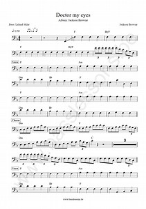 Jackson Browne - Doctor my eyes | Bass Transcription | Leland Sklar