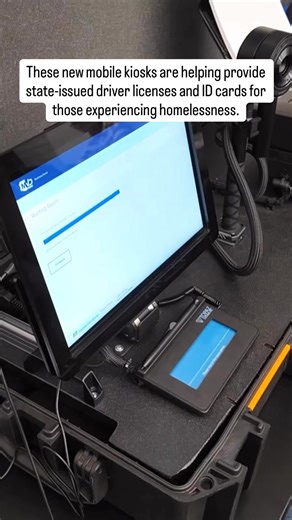 New mobile kiosks are helping provide state-issued driver licenses and ID cards for those experiencing homelessness 🪪 In partnership with the Homeless ID Project, these kiosks connect directly with our Motor Vehicle Division. Keys to Change in downtown Phoenix has offered MVD services since July 2023. The kiosks will help reach additional individuals beyond this location. One kiosk will serve multiple communities across the Phoenix metro, and a second will provide services in the Tucson area. N