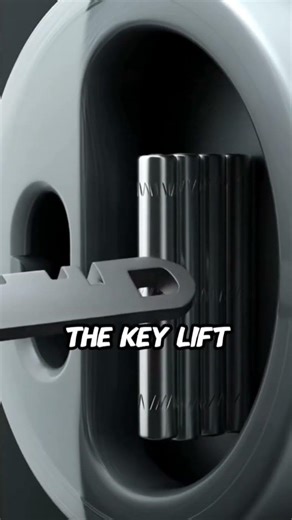 How a key unlocks a door (Inside view) 🔑||science facts||