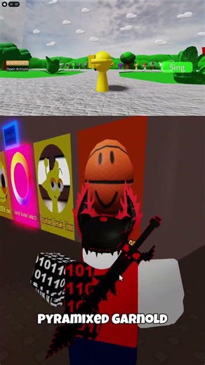 How to Get Pyramixed Garnold Badge in ROBLOX 3D Sprunki Roleplay