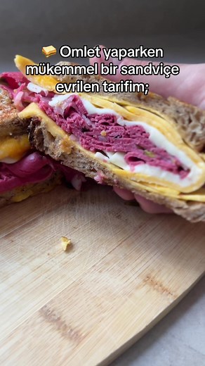 Omlet İle Hazırlanan Mükemmel Sandviç Tarifi