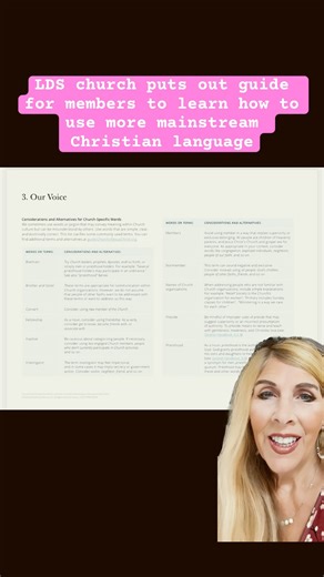 LDS Church puts out new communication guide to help members use more mainstream Christian language!
