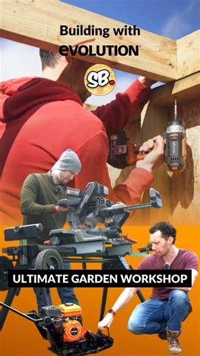 Flooring, cutting, drilling—Evolution Power Tools has you covered! 🛠️⁠ ⁠ Check out @sumeraybuilds Ultimate #Garden #Workshop project and see how our tools can help you tackle any task. Handle multi-material cutting with ease! Discover all tools: https://shop.evolutionpowertools.com/ | Evolution Power Tools - UK