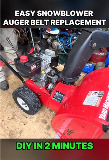 Easy Snowblower Auger Belt Replacement Guide