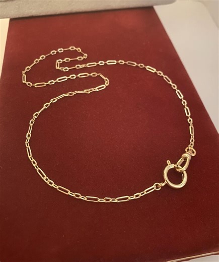 Charm Necklace - Pic Length Chain Dog Clip Spring Swivel Clasp Gold Plated - Etsy