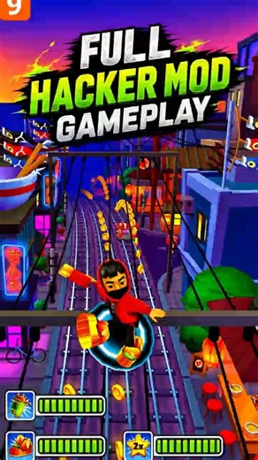 Subway Surfers Full Hacking Mod game play
