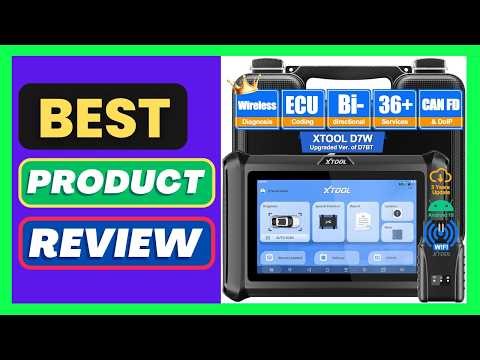 XTOOL D7W OBD2 Scanner Diagnostic Tool: 2026 Wireless Ver. of D7/D7S/