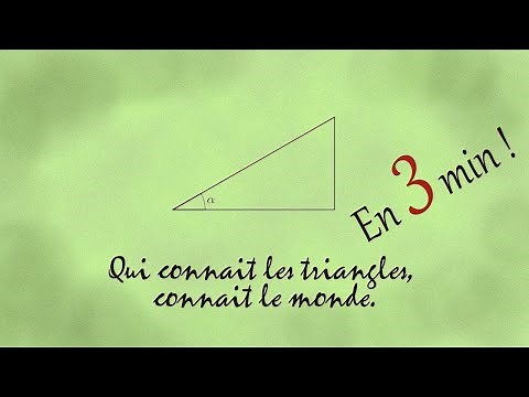 [EN 3 MIN] Trigonométrie dans le triangle rectangle