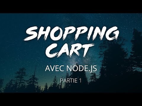 Panier d'achat avec Node.JS #1