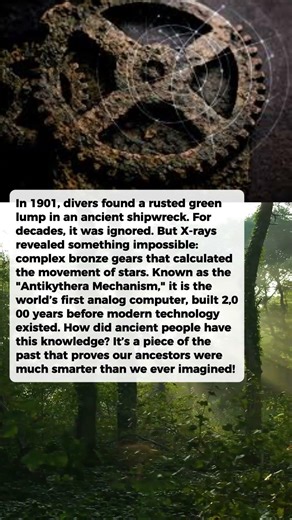 Sponge Divers Found a 2,000-Year-Old Computer!