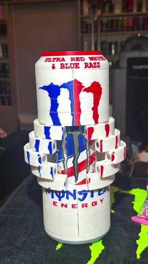 Celebrating 4th July a bit early :p Snagged the new Monster Ultra Red White & Blue Razz. It’s like a liquid rocket pop in a custom cage. 🚀⚡️ #MonsterEnergy #UltraRedWhiteAndBlueRazz #MonsterEnergyCollector #FourthOfJuly #EnergyDrinkAddict @Monster Energy