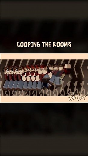 LOOPING THE ROOMS [DOORS] ROBLOX ANIMATION #roblox #robloxanimation #animationmeme #fyp