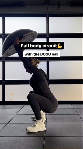 BOSU® on Instagram: "🔥Incorporating a full-body HIIT circuit with the BOSU ball into your fitness routine can bring about some fantastic benefits. First off, the BOSU ball adds an element of instability, forcing your muscles to work harder to maintain balance and engage stabilizing muscles. This translates to a more comprehensive workout, targeting not only major muscle groups but also those often neglected stabilizers. The dynamic nature of HIIT paired with the versatility of the BOSU ball ens