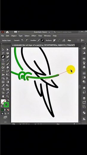 Raster to Vector in Adobe Illustrator Clean Line Art Easy Vector #tracing #tutorial #art #usa