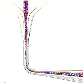 Microfluidics Particle Sorting Using Gravity