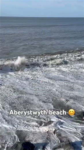Aberystwyth beach - beautiful 😊