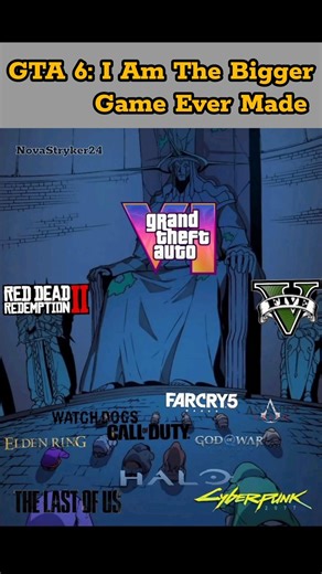 Gaming Has A New King… GTA 6 👑 #shorts #gta6 #viral #shortsfeed #goviral