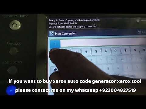 how to reset xerographic and fuser chip xerox 5890,65,45 with xerox auto code generator