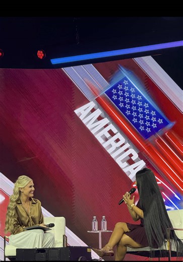 this was definitely not on my bingo card! #nickiminaj #rapper #turningpointusa #charliekirk #erikakirk