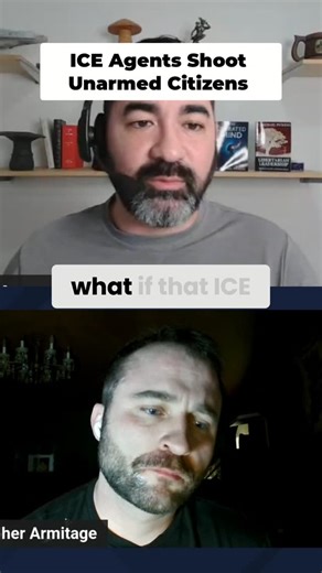 The Existentialist Republic on Instagram: "ICE agents are dangerously undertrained and incompetent, yet politically protected, leading to fatal mistakes, like shooting someone lawfully carrying a holstered firearm that would not have occurred under properly trained police or military forces, with no accountability for the killings. Subscribe to my substack: https://cmarmitage.substack.com/"