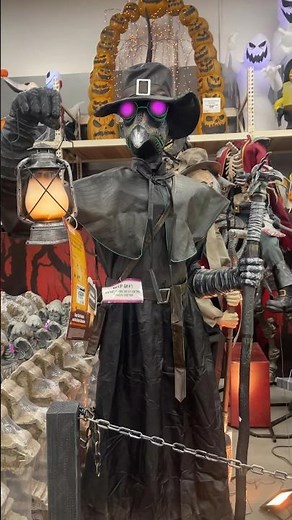 7 ft. Animated LED Plague Doctor! #homedepothalloween #homedepot #animatronic