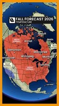 Canada's 2026 Fall Forecast: El Niño plays a big role across Canada | #fallforecast2026