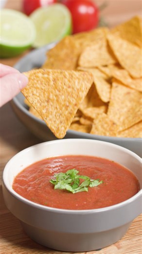 If you've never made your own salsa, what are you waiting for? Our immersion blender makes it easy! 🍅 🧅 | GE Appliances