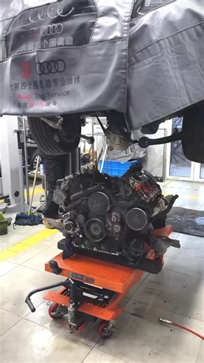 MRFASTAUTO | Audi A6 engine disassembled part1🎇🚗#fypシ #fyp #car #auto #engine #Audi | Instagram