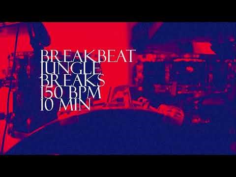 Free Drum Loops - Breakbeat Jungle Breaks 150 BPM 10 min - Download