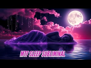 MTF Sleep Subliminal • Deep Feminine Reprogramming with Rain & Brown Noise