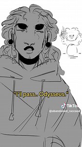 C'mon Dio. #illiad #modernau #greekmythology #odydio #odysseus | greek mythology