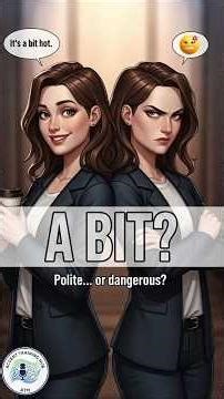 Stop Saying“Very” | Use“A Bit”Like Native Speakers #EnglishExpressions #AccentTraining #LearnEnglish