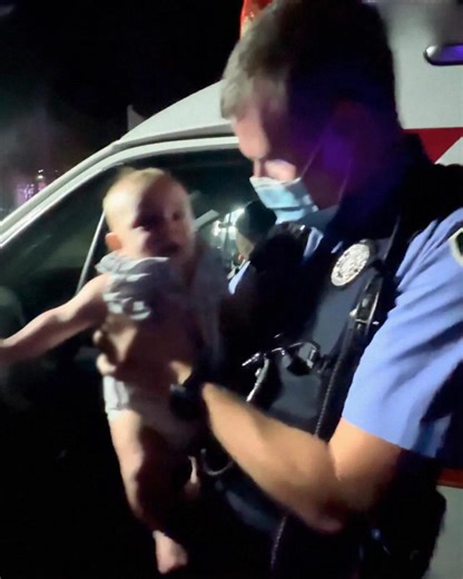I pulled into the gas station lot with my ambulance, headlights cutting across cracked asphalt. The call was for an abandoned infant, and my heart dropped the second I heard it. Fourteen hours into my shift, I'd seen overdoses, seizures, heart attacks — but nothing gutted me like a baby left alone. I grabbed my jump bag and headed toward Tom, the officer standing by the dumpster. "Evan, thank God you're here," he said, pointing to the car seat on the ground. "Found her 20 minutes ago. There's so