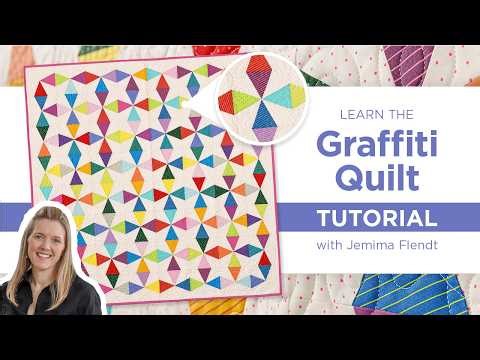 Learn Foundation Paper Piecing | Graffiti Quilt with Jemima Flendt