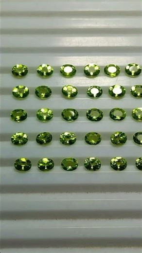Peridot oval shape gemstone #gemsstoneartist #astrologicalgemstone #preciousstones