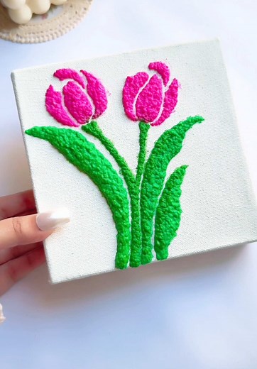 Easy Textured Art with Tissue Paper