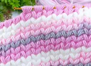 49K views · 338 reactions | Amazing * Super Easy Tunisian Crochet Baby Blanket For Beginners online Tutorial * #Tunisian | Desing Crochet | Facebook
