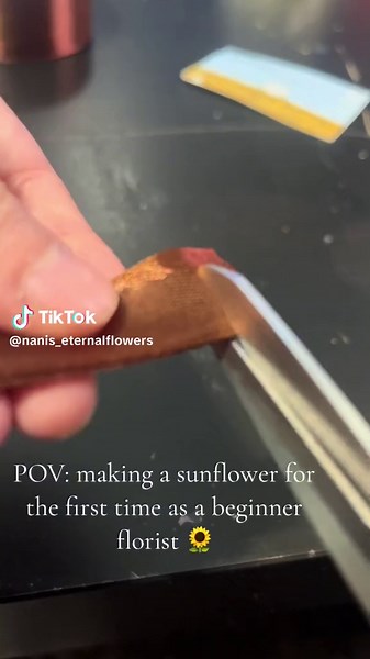 Beginner Florist Making Sunflower Bouquet in Chicago | Flower Videography