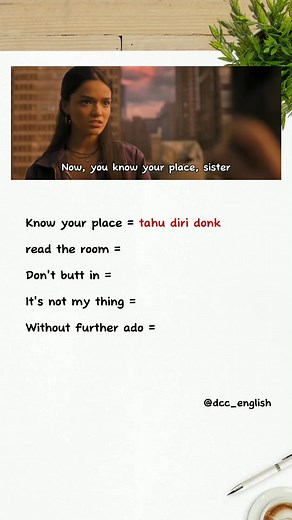 51K views · 1K reactions | Read the room Meaning : use one's intuition to analyze the general mood of the people in a particular setting and act accordingly. Often used as an imperative. . . . . . . . . . #belajarbahasainggris #bahasa #samasamabelajar #parekediri #berbagiilmu #ilmu #dirumahaja #kuliahonline #bahasainggrispemula #grammar #berkarya #belajardirumah #kampunginggris #bahasainggris #jalanjalan #belajarbahasaasing #belajaronline #kuliah #sma | Della Afrianti | Facebook