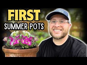 My FIRST Summer Annual Containers! 🌿 Patio Planters + Rex Begonia