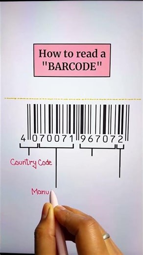 How to. read a barcode #learn #motivational