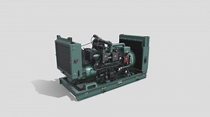 Industry: Diesel Generator - R2 - Download Free 3D model by adam-q-kane