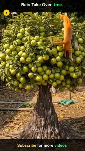 Rats Take Over the Tree The Cat's Daring Escape!