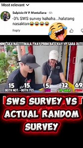 Actual random survey sara vs BBM Tapos sabihin niyo na totoo yung rating ni PBBM na galing sa SWS🤣😛 #fblifestylechallenge #surveying #BBMSupporters #budolisreal #videoviralシviralシ2025 | Wilson Bautista Valdez