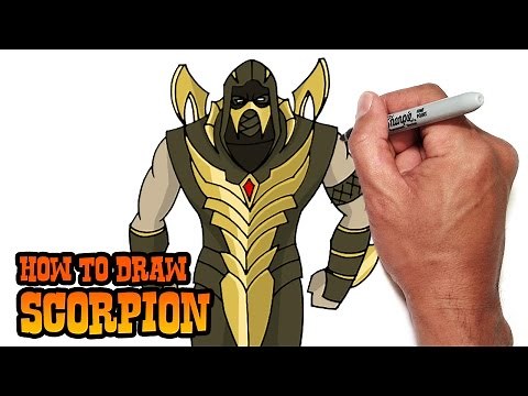 How to Draw Scorpion (Injustice: Gods Among Us) Video Lesson