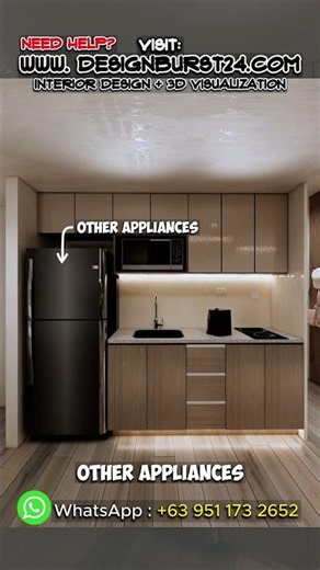 Airbnb Kitchen Setup – Clean & Efficient #interiordesign