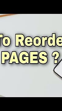 How to Reorder PDF Pages With Genius Scan