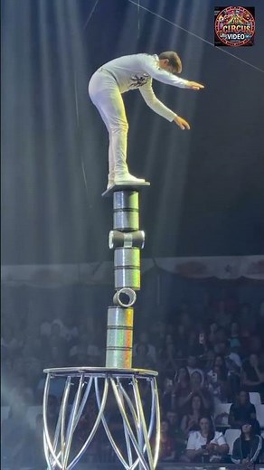 🔥 Impossible Balance Stunt on Rolling Cylinders |Circus Performance That Will Leave You Speechless 😱