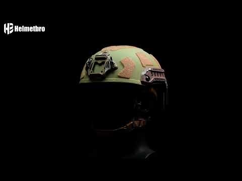 Weighs only 1.43 lbs Helmetbro FAST Ultra Light Tactical Helmet Level IV High Cut Ballistic Helmet